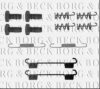 BORG & BECK BBK6150 Accessory Kit, disc brake pads